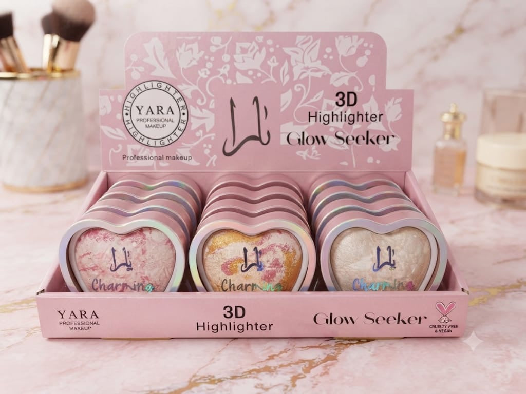 YARA 3D Highlighter Glow Seeker Charming tonos fríos