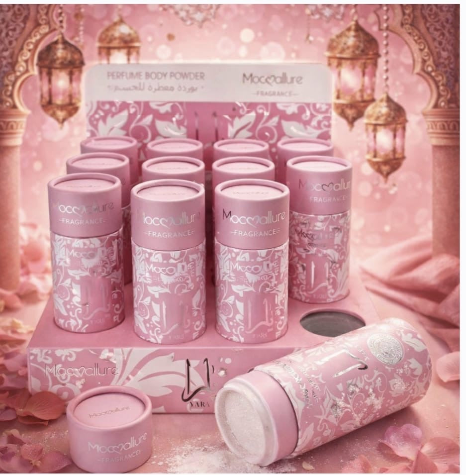 Moccallure YARA Perfumed Body Powder - display