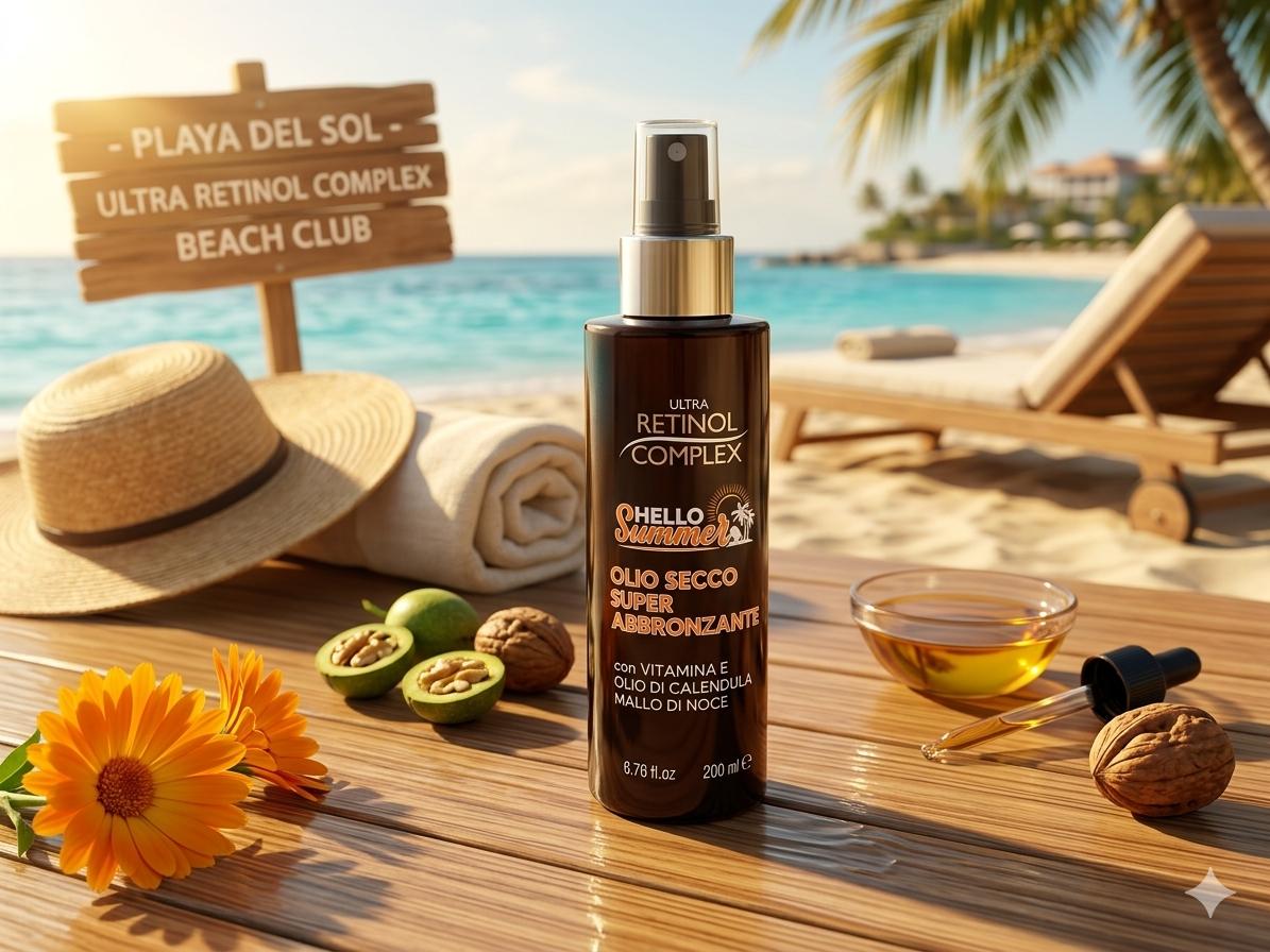 Aceite Solar Super Abbronzante Ultra Retinol Complex