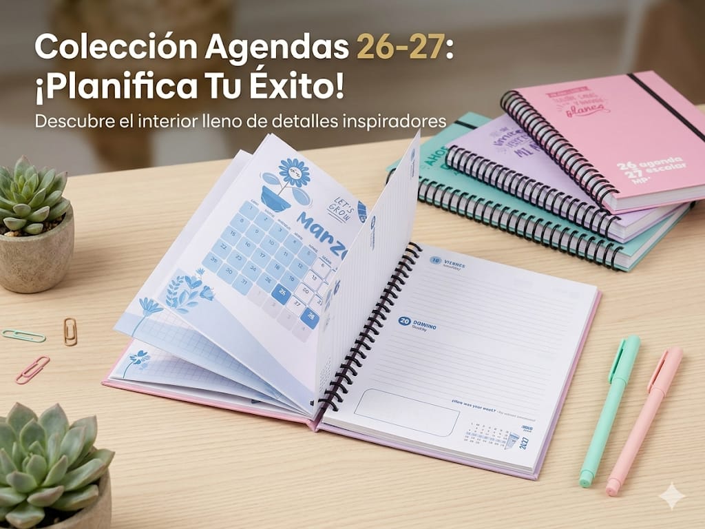 Agenda Escolar MP* 2026-27 con Mensaje