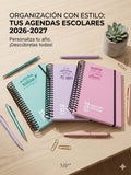 Agenda Escolar MP* 2026-27 con Mensaje
