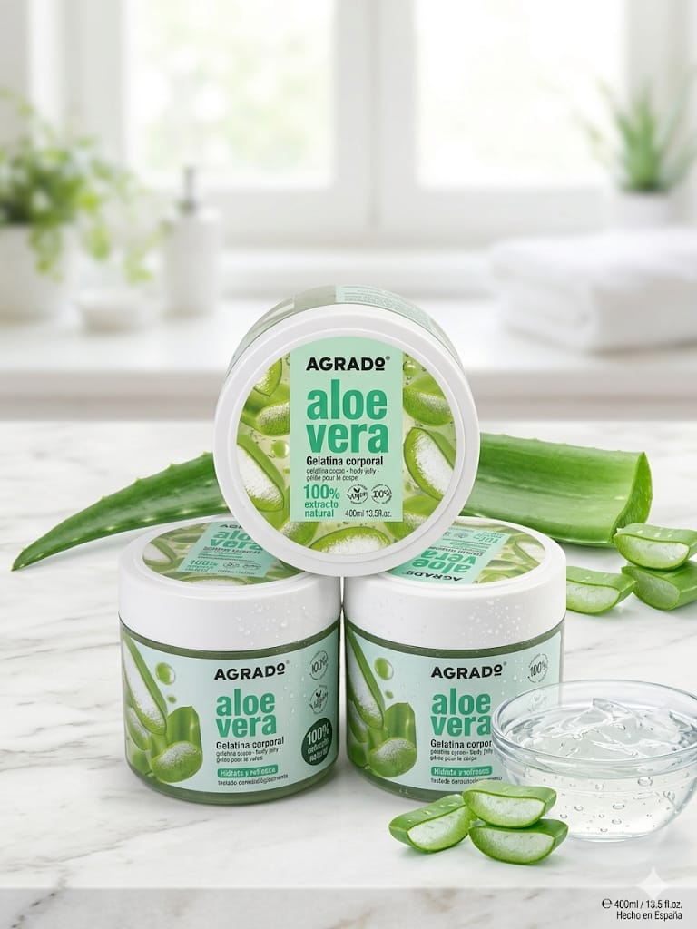 Gelatina Corporal Aloe Vera Agrado 400ml