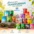 Ambientador vaso Amohogar fragancias surtidas lavanda vainilla pino canela rosa limón