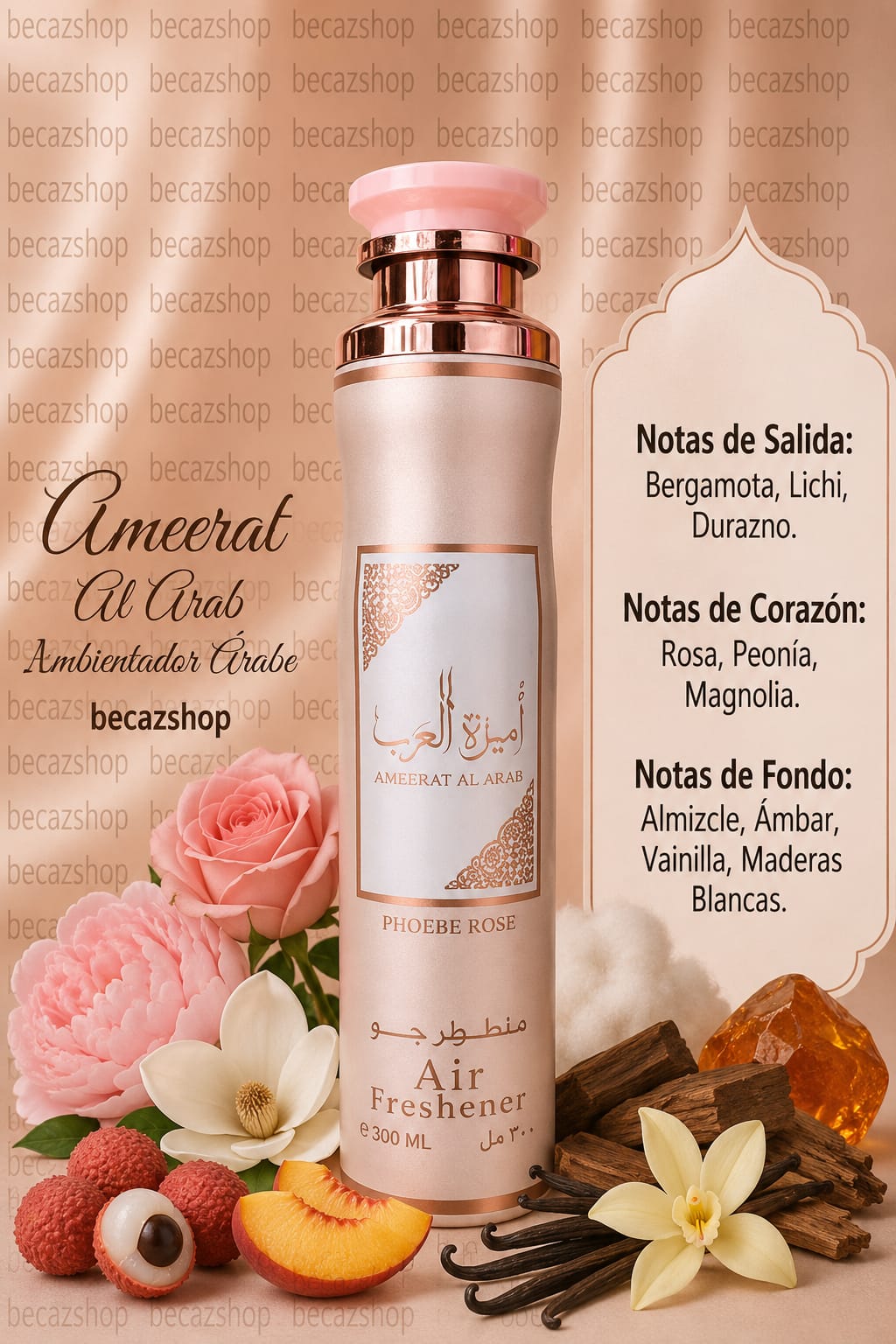 Ambientador en spray árabe Lattafa