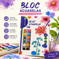 Bloc Acuarelas Bismark A4 15 hojas