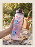 Botella Deportiva Stitch y Angel Disney — Love You 1L