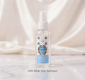 Bruma capilar Milk White Kiss Beauty Hair Refresher 75ml botella transparente con pulverizador