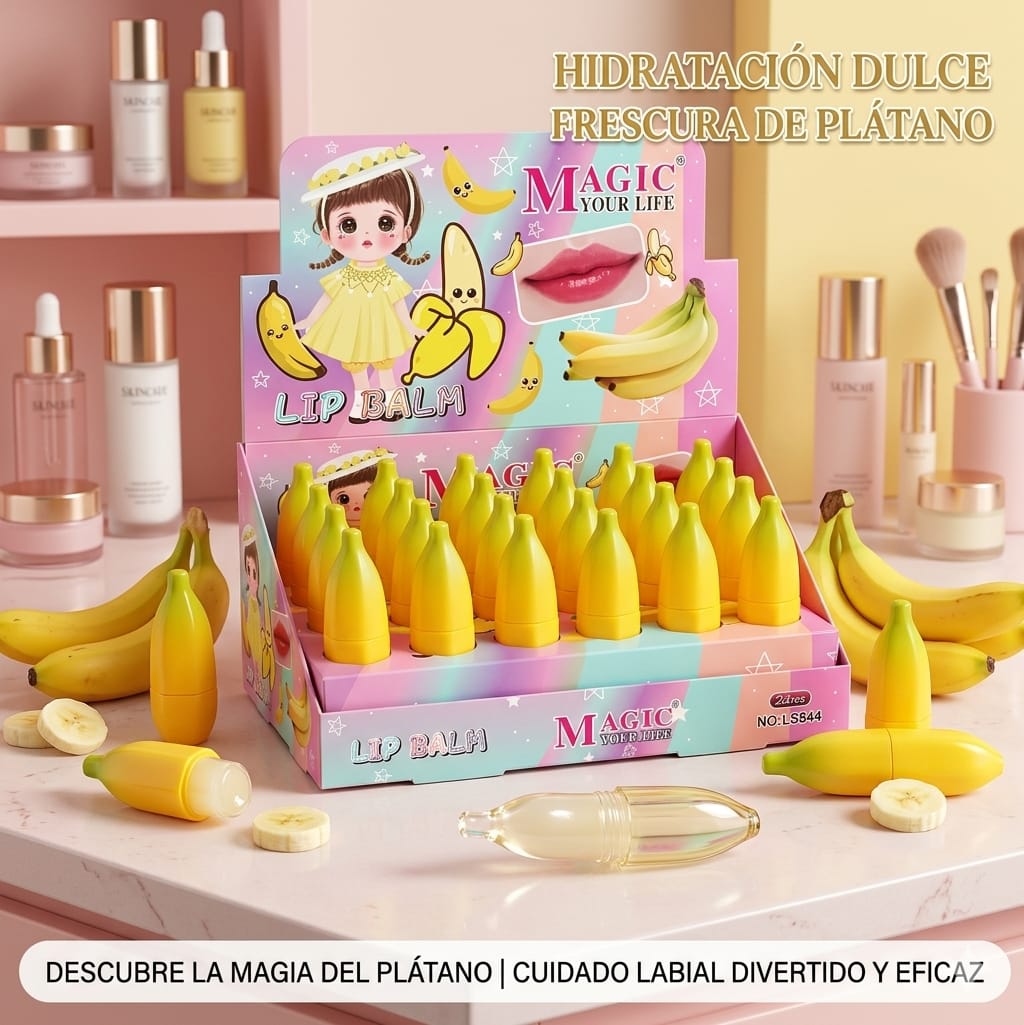 Magic Your Life Lip Balm Plátano Hidratante