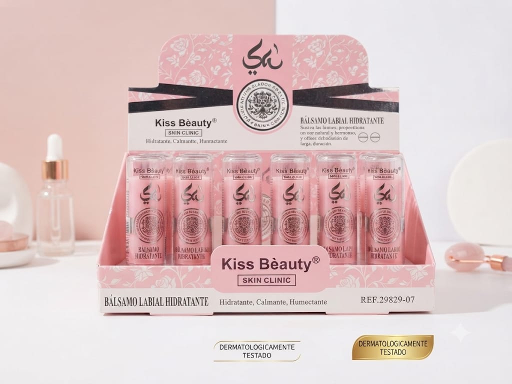 Kiss Beauty Bálsamo Labial Hidratante Skin Clinic