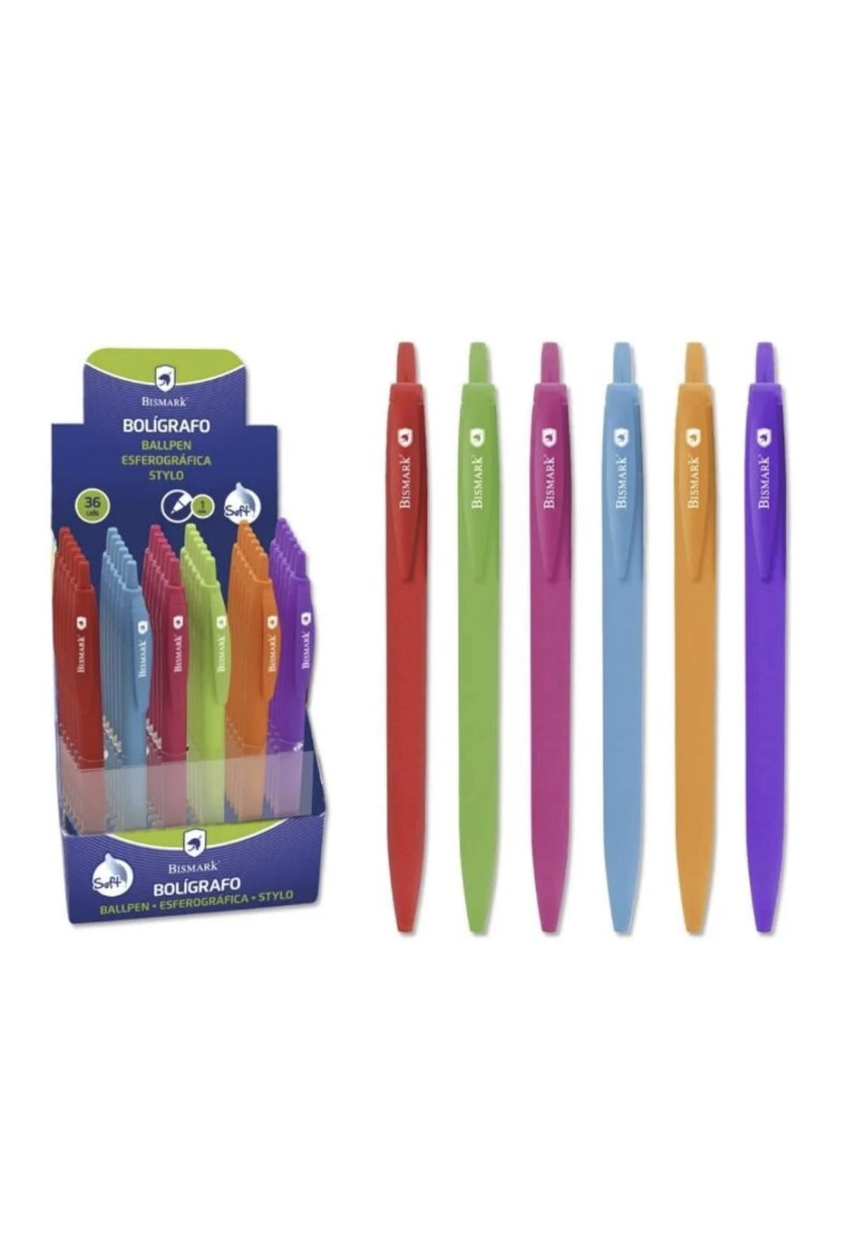 Bolígrafo Bismark Soft Colores