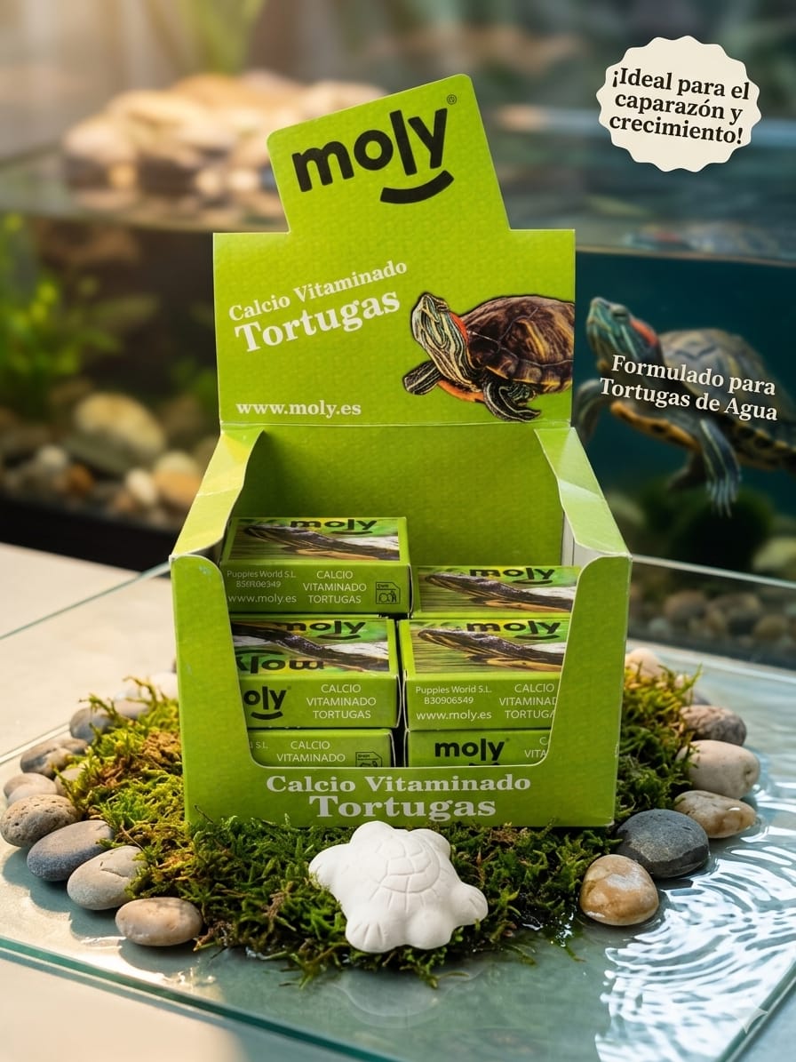 Calcio Vitaminado para Tortugas Moly