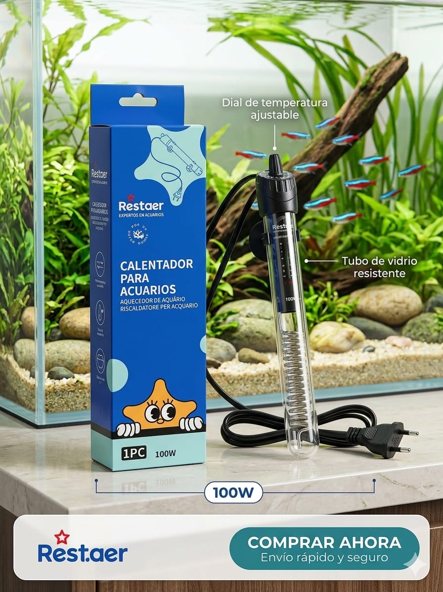 Calentador para Acuarios Restaer 100W
