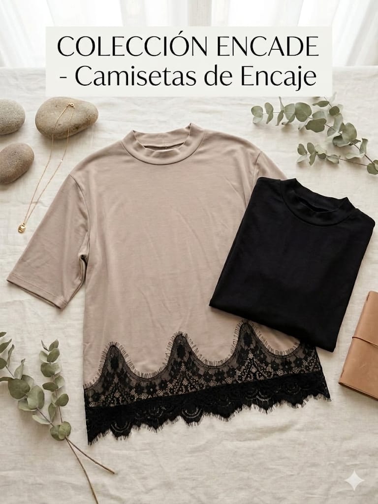 Camiseta de Encaje Colección Encade