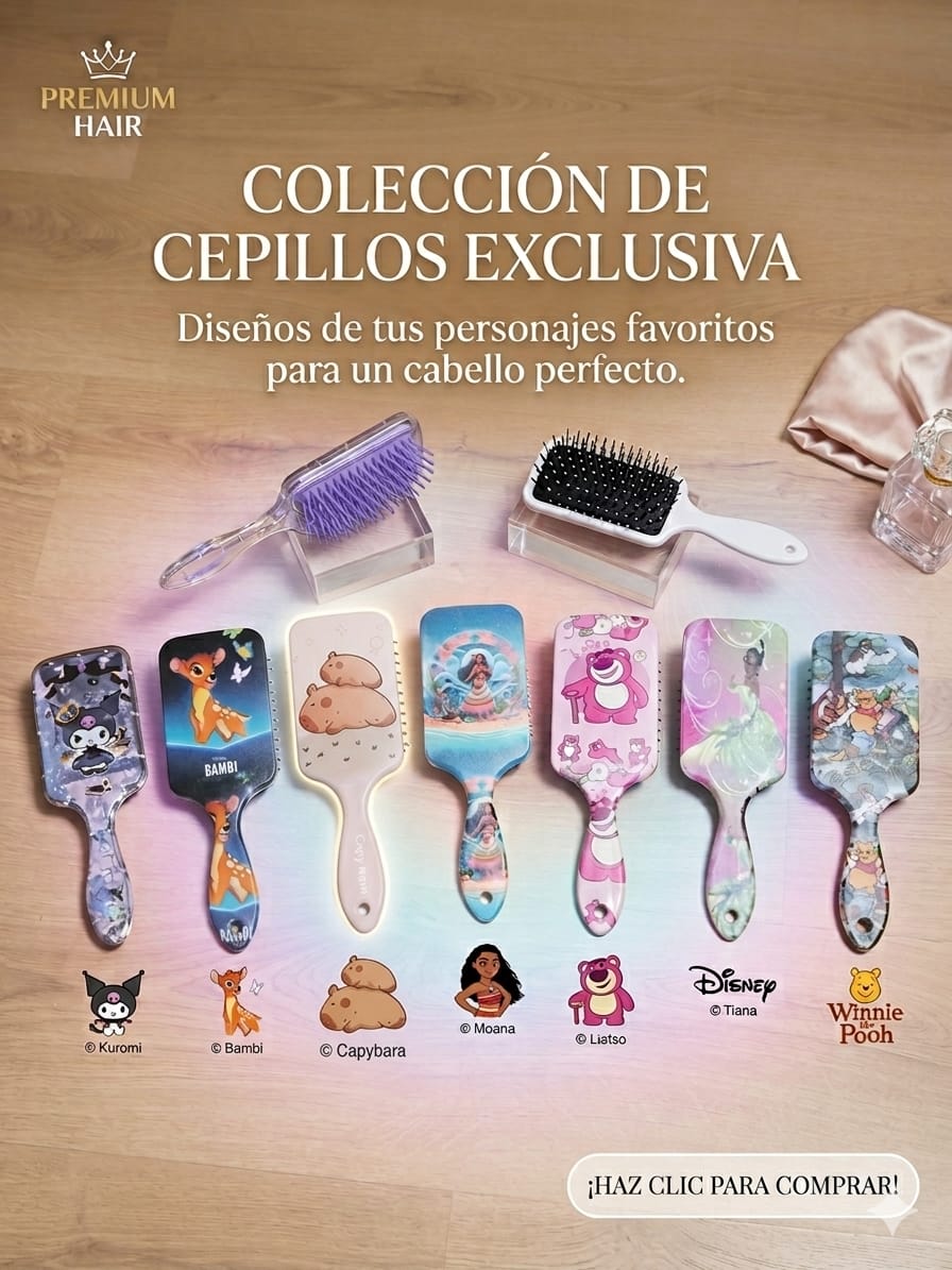 Cepillo de Pelo Premium Hair Colección Disney