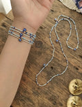 Set Ojo Turco — Pulsera Triple y Collar de Cuentas