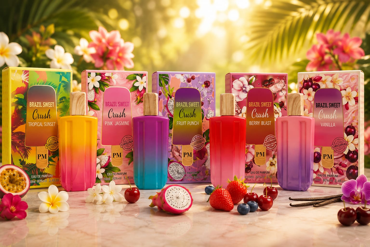 Colección completa Brazil Sweet Crush PM - 5 fragancias