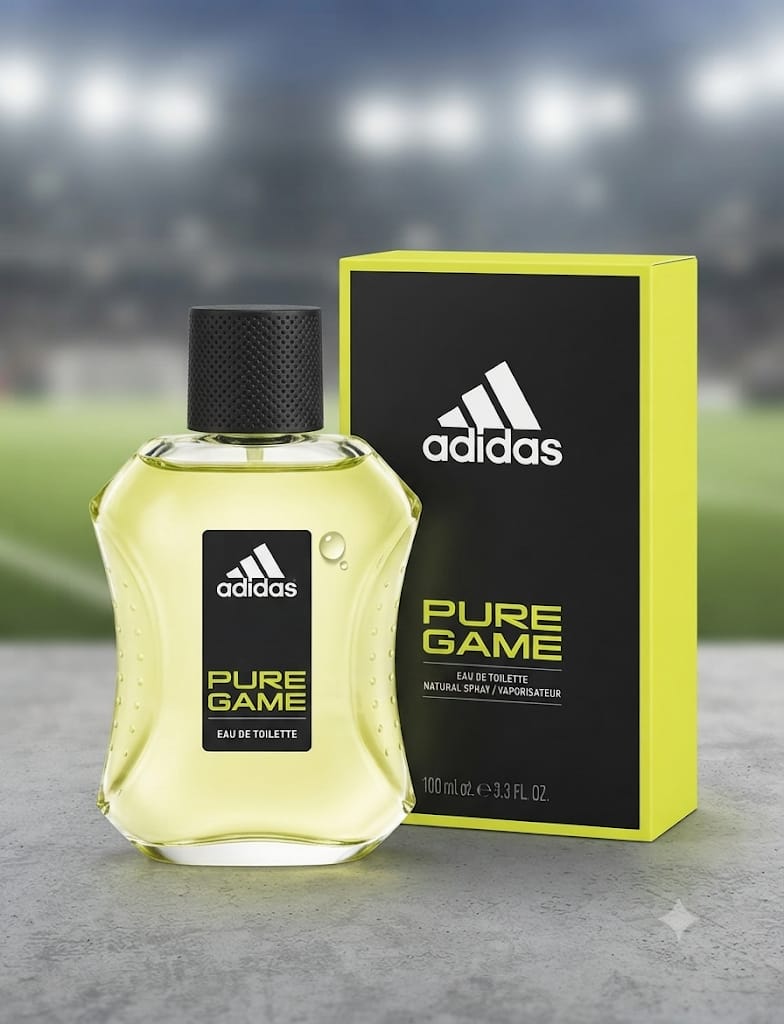 Adidas Pure Game Eau de Toilette 100ml - frasco y caja