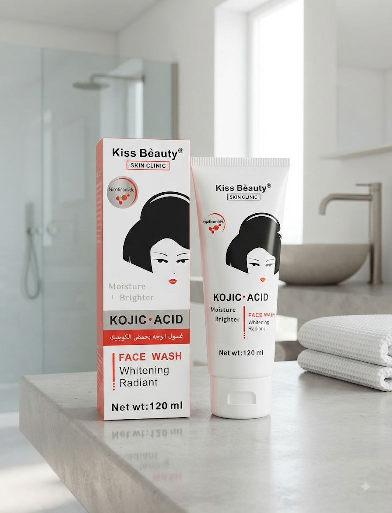 Gel Limpiador Facial Kojic Acid Kiss Beauty Skin Clinic — 120ml