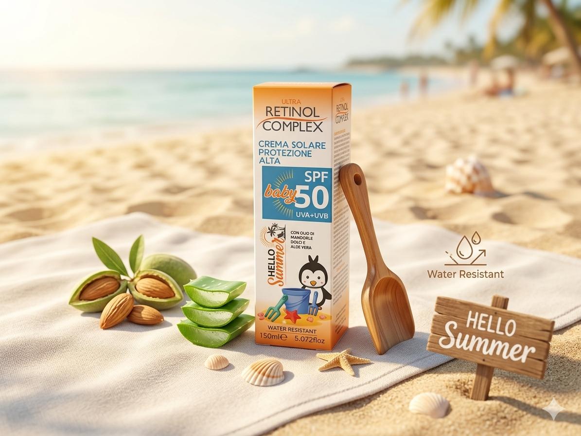 Crema Solar Baby SPF50 Ultra Retinol Complex