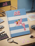 Cuaderno Espiral Pink Panther A4 Tapa Rígida — Hojas de Colores
