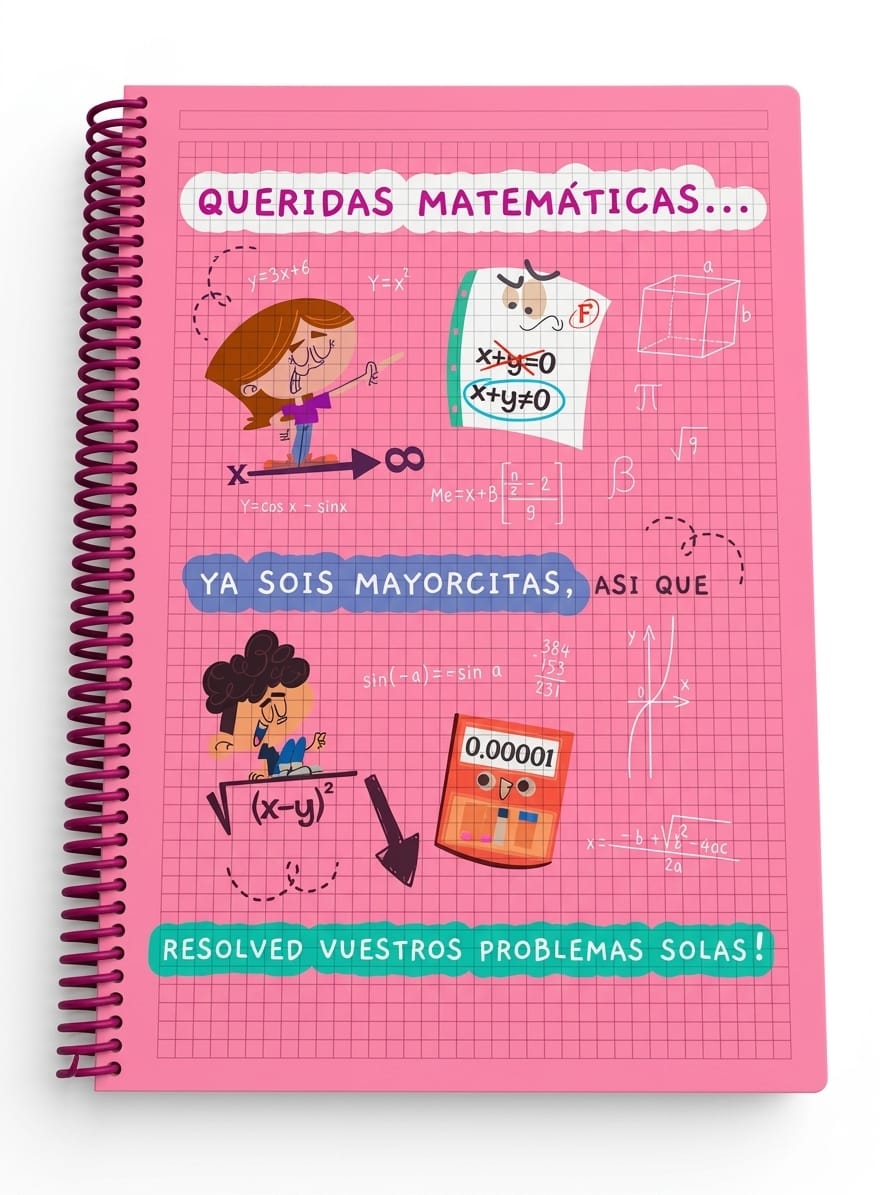 Cuaderno A4 con Mensaje Divertido