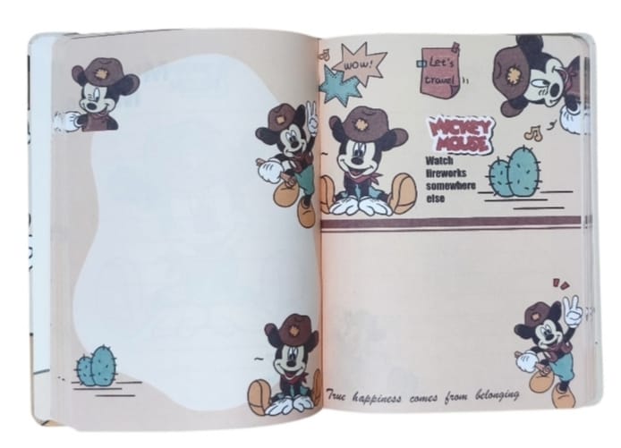 Cuaderno Mickey Mouse Cowboy