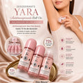 Desodorante Yara Kiss Beauty Antitranspirante Roll-On 50ml