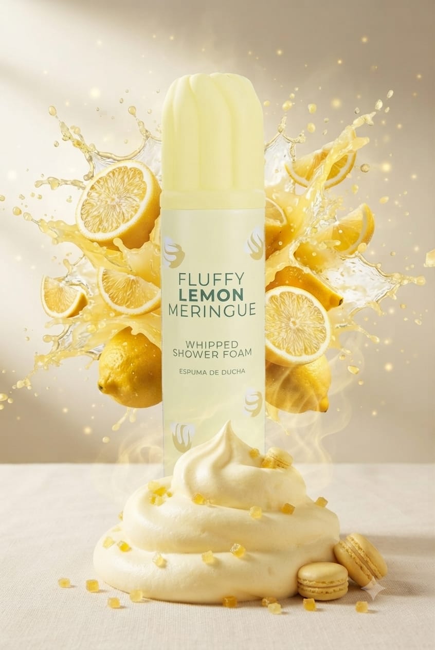 BIOVÈNE Fluffy Lemon Meringue Whipped Shower Foam