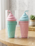 Estuche Silicona Helado con Cremallera