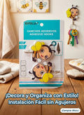 Ganchos Adhesivos Abeja Evolux Pack 2 uds