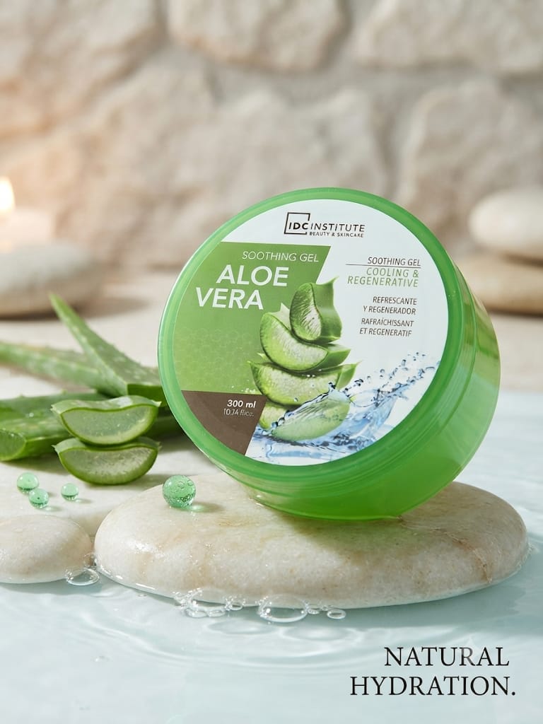 IDC Institute Soothing Gel Aloe Vera 300ml - hidratación natural refrescante y regeneradora