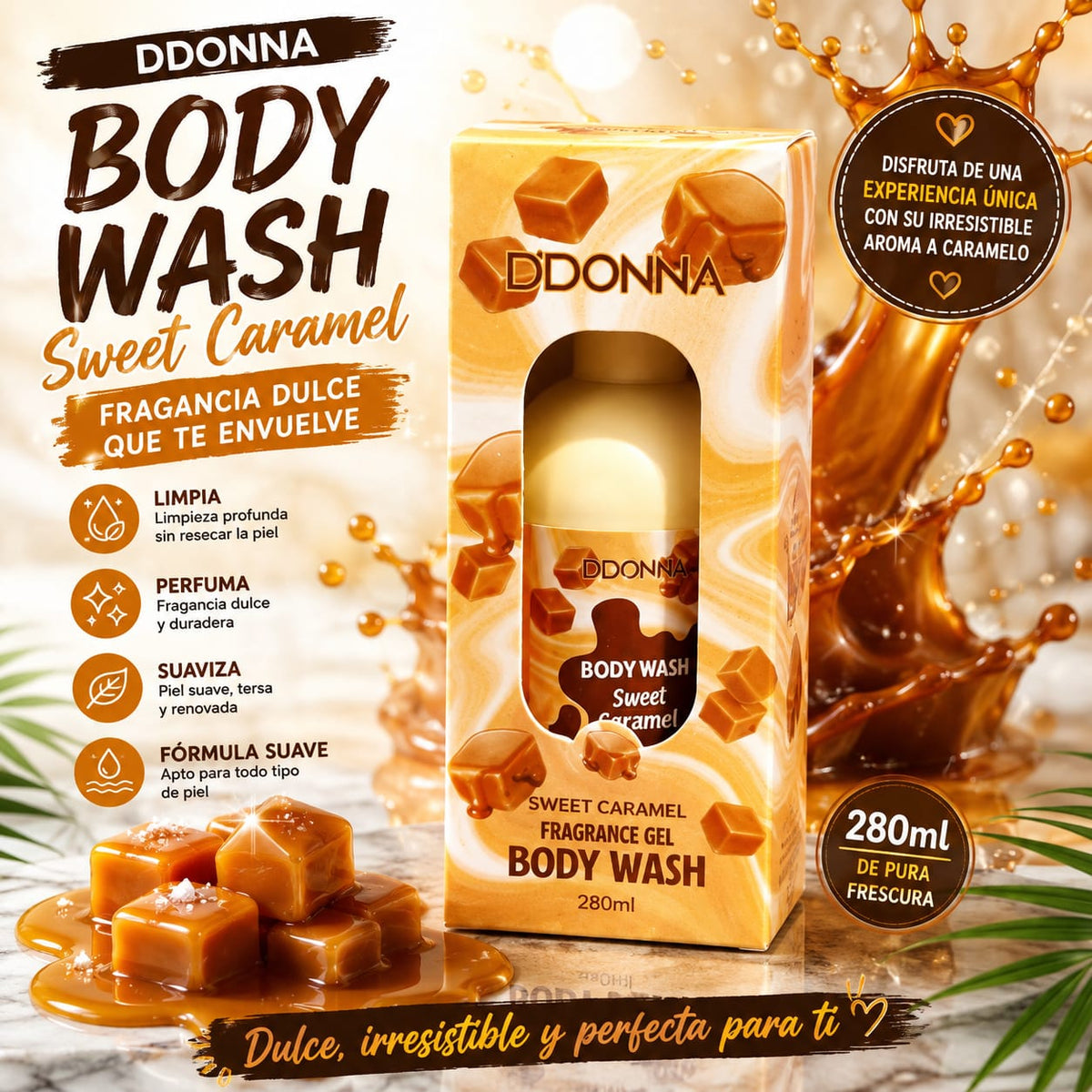 DDonna Body Wash — Unicorn Vanilla 280ml