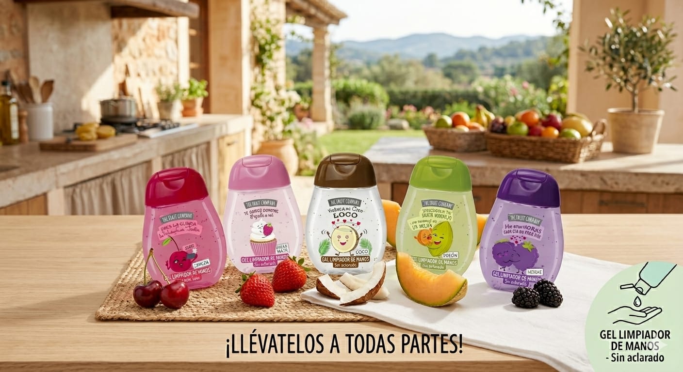 The Fruit Company Gel Limpiador de Manos Sin Aclarado