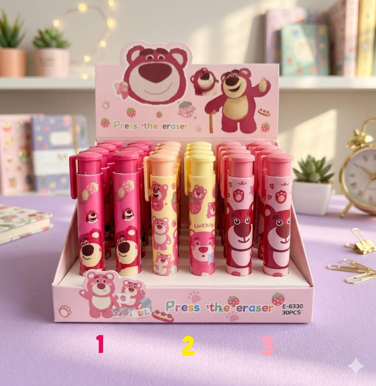 Goma de Borrar Press Eraser Lotso - Toy Story