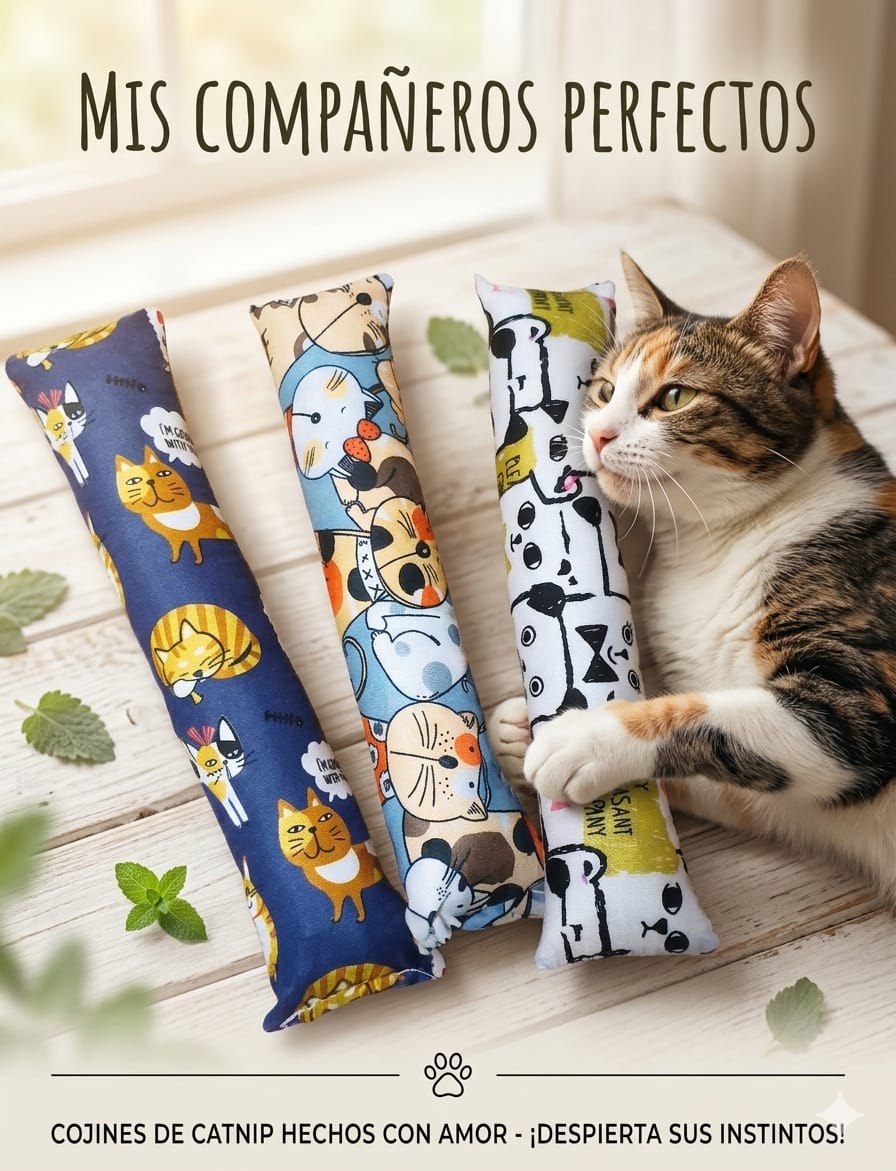 Cojín de Catnip para Gatos