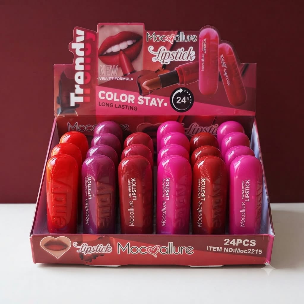 Mocallure Lipstick Trendy expositor 24 unidades