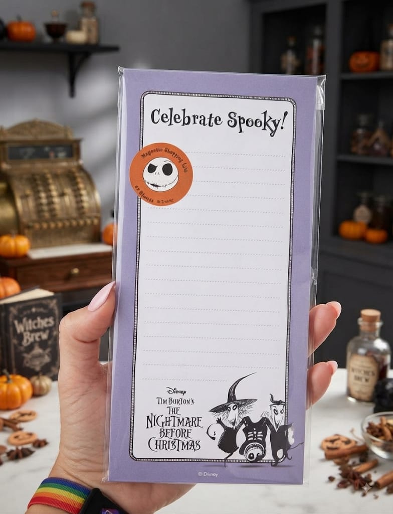 Libreta Imantada Pesadilla antes de Navidad Celebrate Spooky con Lápiz