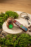 Llavero Figura Capybara con Tortuga