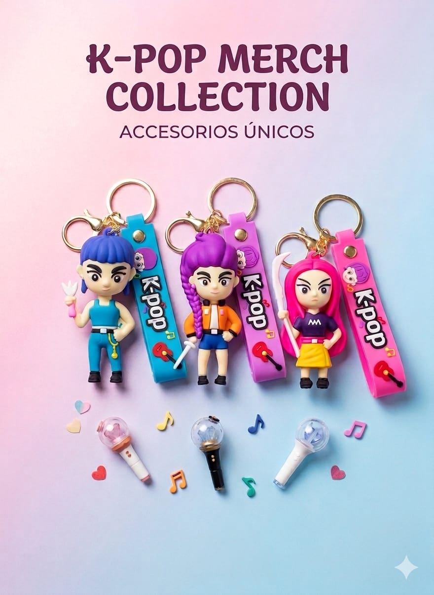 Llavero K-Pop Figura con Correa