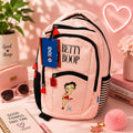 Mochila Betty Boop Rosa Dohe con tiradores corazón