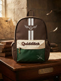 Mochila Harry Potter The Quidditch Pitch Backpack marrón y verde