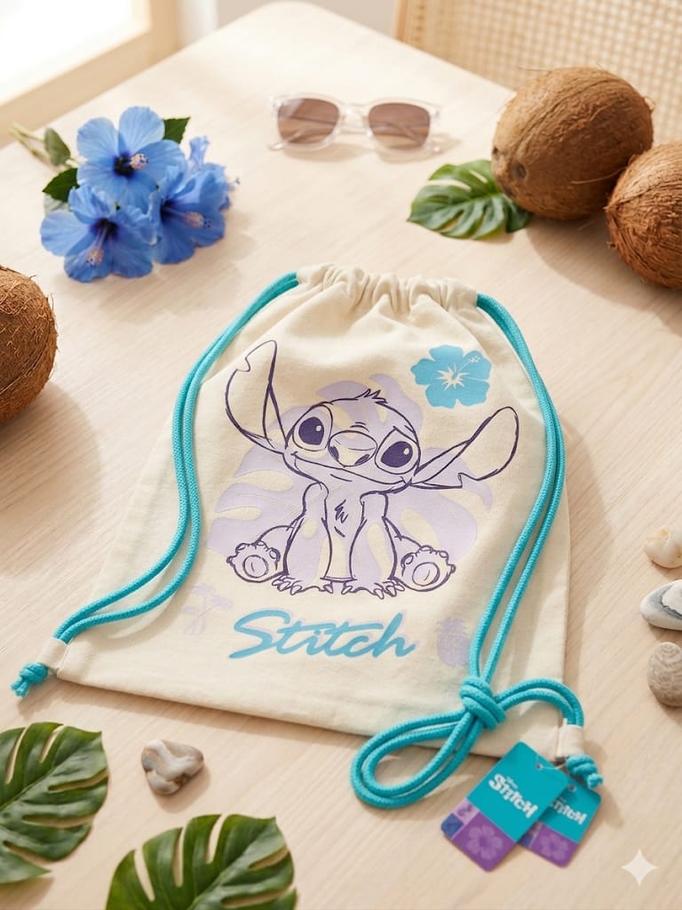 Mochila de Cuerdas Stitch