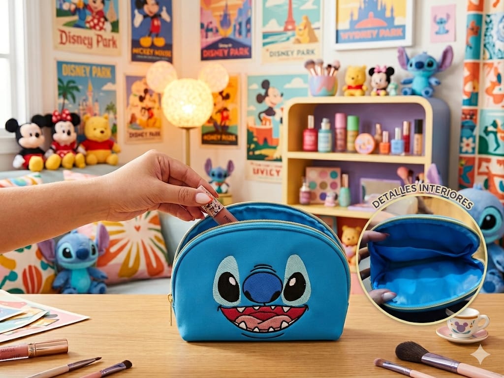 Neceser Stitch Bordado Disney