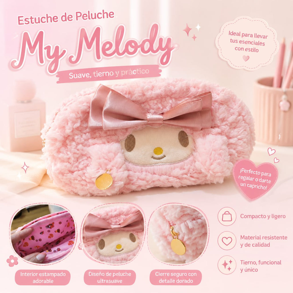 Neceser de Peluche Kawaii Sanrio