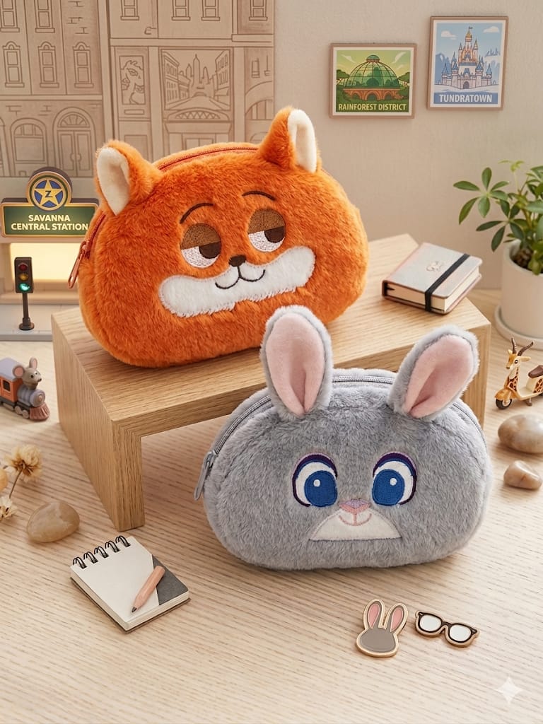 Neceser Peluche Zootopia Disney