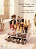 Organizador de Maquillaje de Lujo con Cajones Transparentes