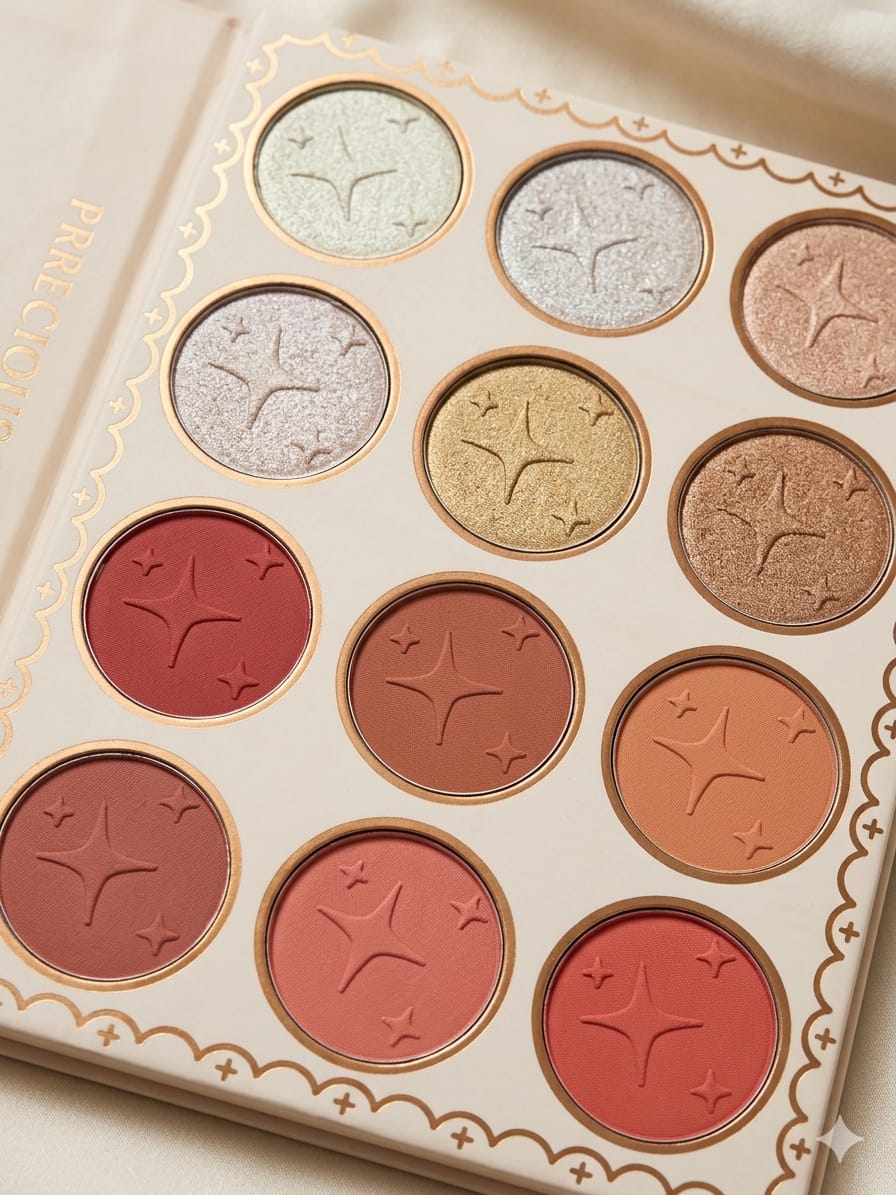 Paleta The Natural Nude 117 Colores - Colorful Rainbow