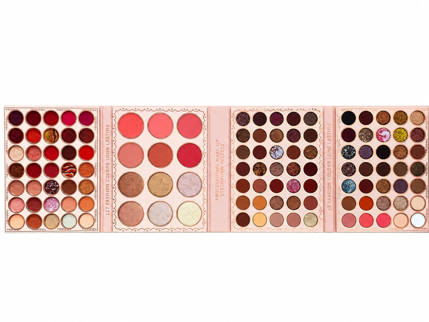 Paleta The Natural Nude 117 Colores - Colorful Rainbow