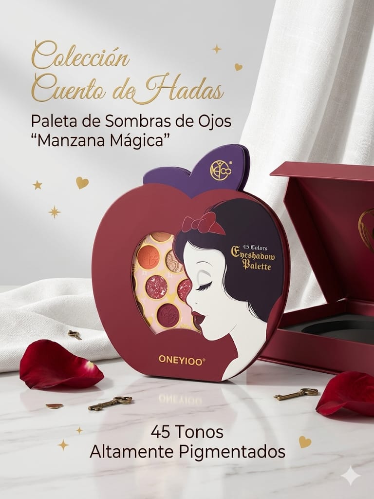 Paleta de Sombras Oneyioo Manzana Mágica Blancanieves