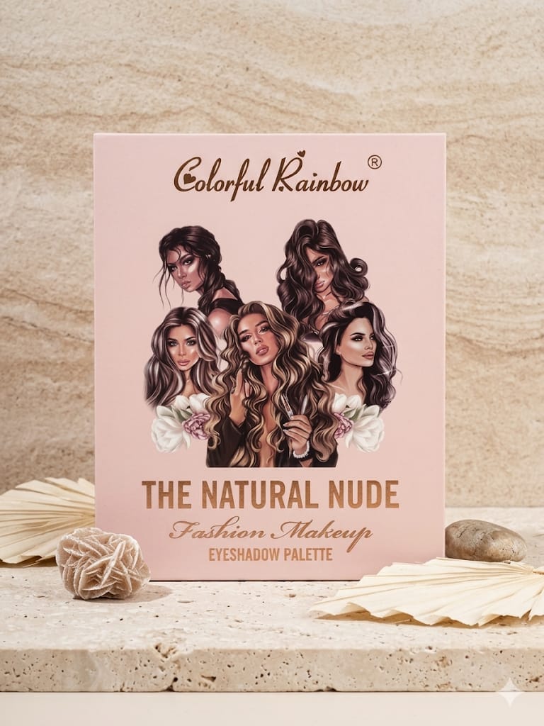 Paleta The Natural Nude 117 Colores - Colorful Rainbow